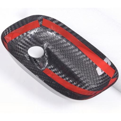 Vỏ bảo vệ sợi carbon ăng-ten MINI COOPER, Thích hợp cho F55, F56, R55 và R56, Vỏ trang trí bảng ăng-ten mái nhà, làm bằng sợi carbon 5