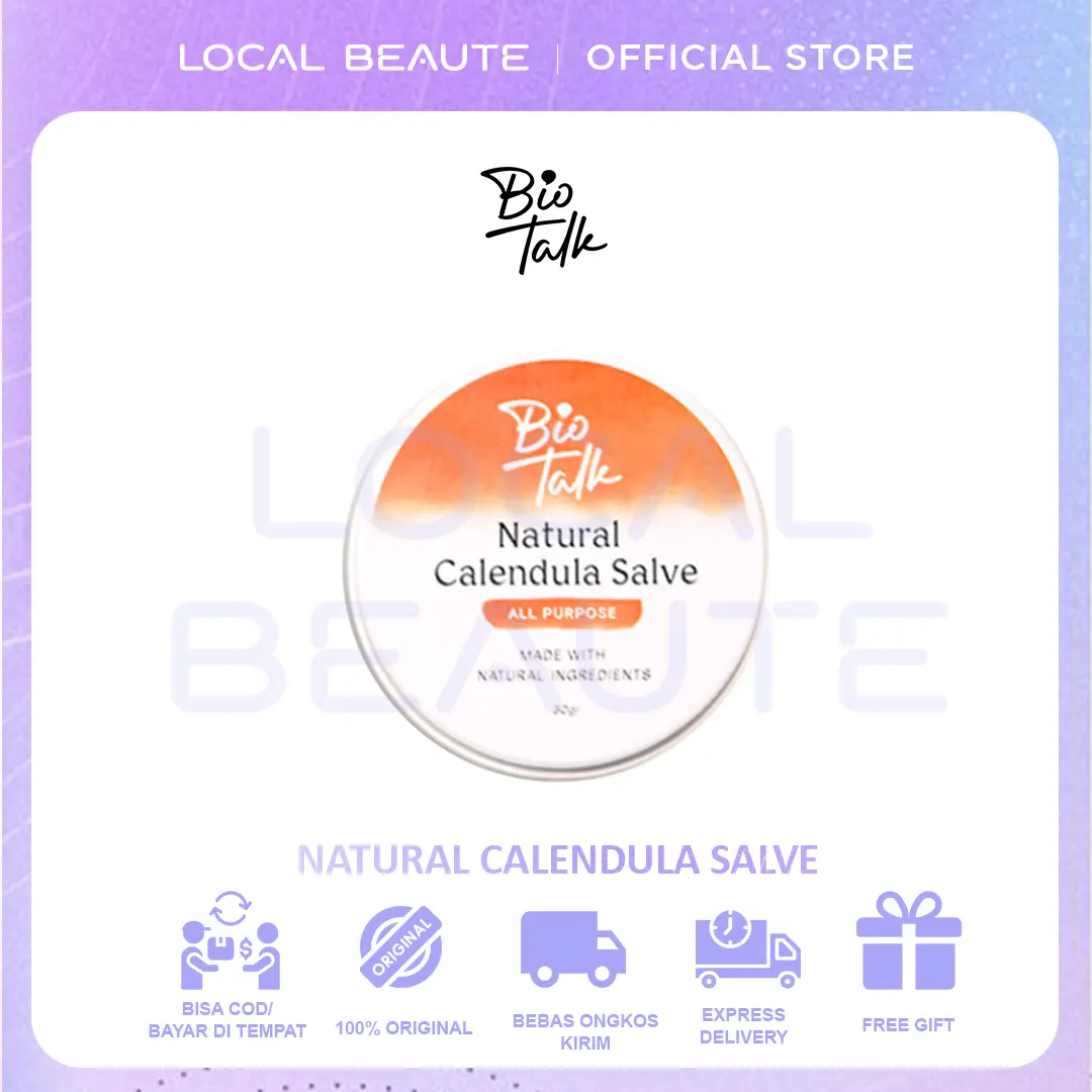 Biotalk Natural Calendula Salve | Salep untuk Membantu Menjaga Kulit Eksim Psoriasis Sensitif Gatal-Gatal