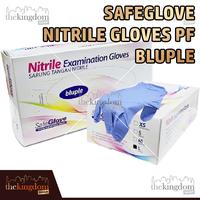 Gambar SafeGlove Nitrile Gloves PF (Powder Free) Bluple /100 Handscoon Sarung Tangan Cleaning - S dari The Kingdom Shop Kota Administrasi Jakarta Utara 1 Tokopedia