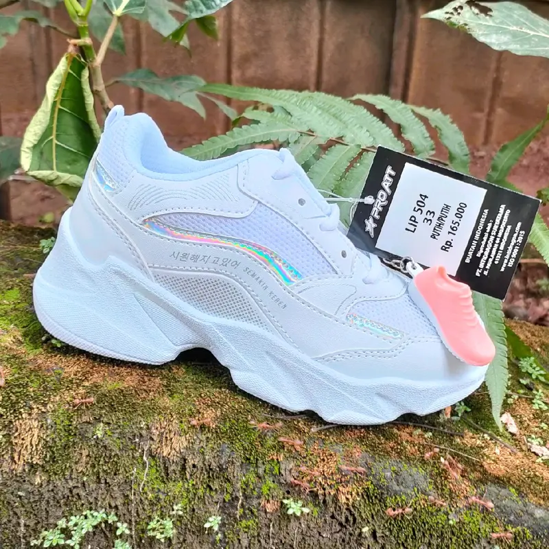 PRO ATT LIP Sepatu putih cewek anak sampai dewasa ukuran 33/40 1