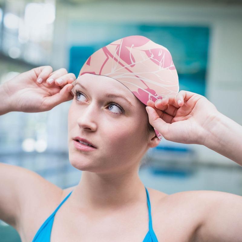 Product Introduction of 1PC New Soft Swimming Caps Waterproof Stretchable Ears Protection Long Hair Sports Swim Pool Hat Bathing Hat Adult Sport Hats 18