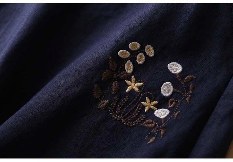Product Introduction of Váy Thêu, Chất Liệu Cotton Và Vải Lanh, Kiểu Xếp Ly Váy xòe Cạp Cao Co Giãn Nửa Mỏng Và Dáng Rộng Rãi, Váy Chữ A Thường Ngày Nghệ Thuật, Phong Cách 2024 24