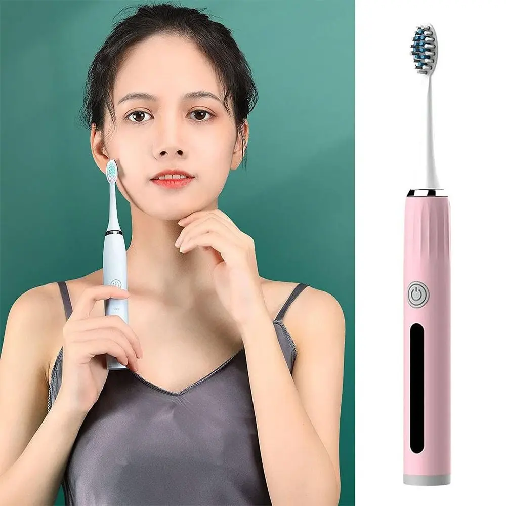 istic Portable Long-Lasting Electric Toothbrush Waterproof Battery Powered Kids Adults Brush with 3 Brush Heads Easy To Clean Oral Cleaning Tool Unisex