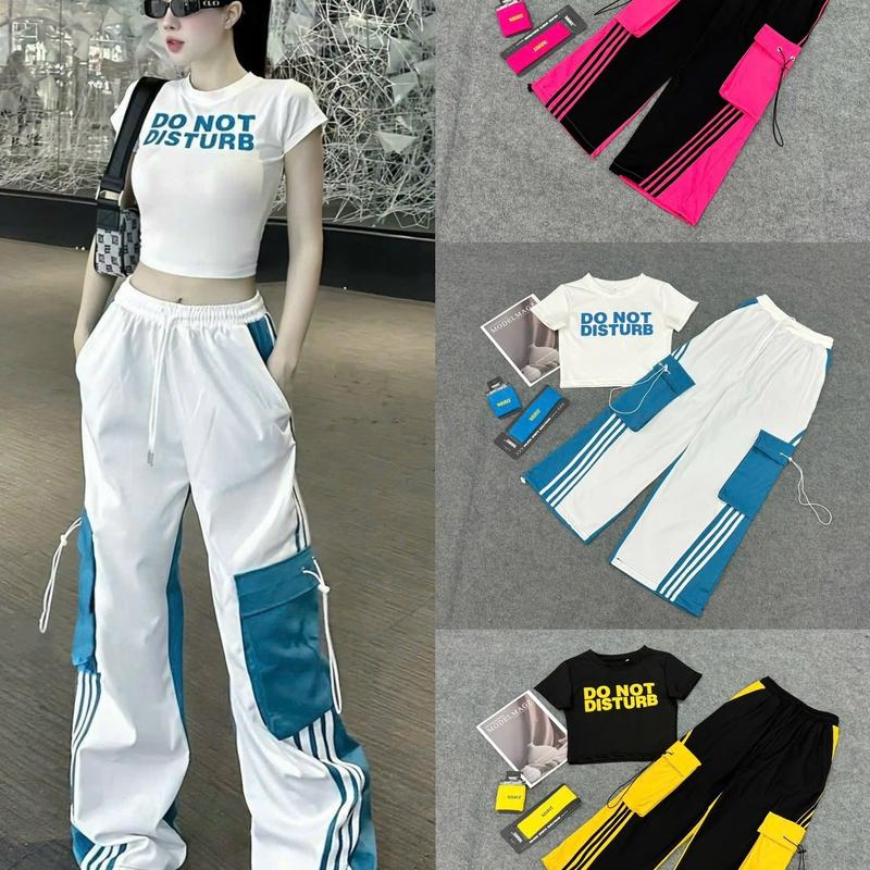 Set đồ tập zumba aeorobic đẹp quần kaki mịn / áo thun 4 chiều Trên gối Nam