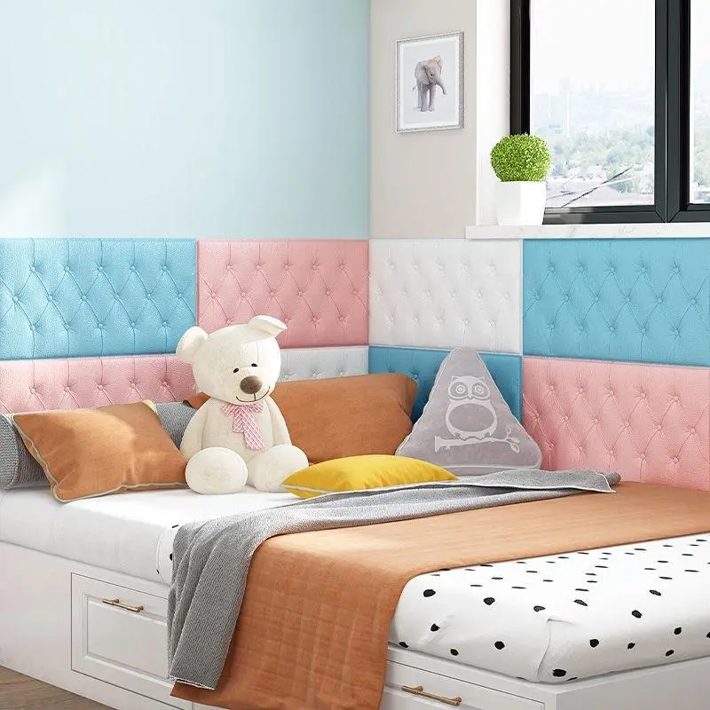 Thảm Xốp Dán Tường 3D Mềm Mại Chống Va Đập An Toàn Cho Bé Kích Thước 30x60cm Đồ Chơi 5
