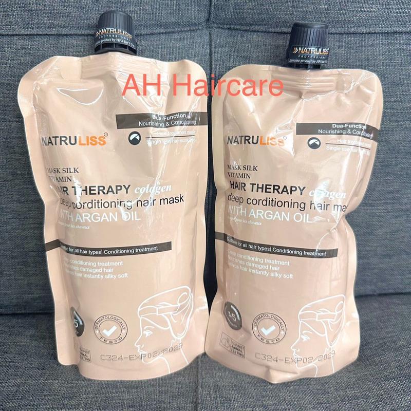 Hấp ủ tóc Collagen Natruliss Vitamin Mask Silk 500ml Chính Hãng dành cho tóc yếu tẩy nát!!!!