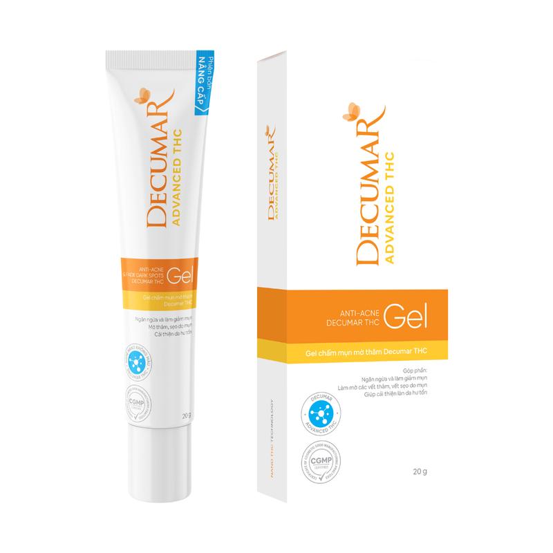 Decumar Advanced 20gr- Gel nghệ trắng Nano THC giúp ngừa mụn mờ thâm mụn đầu đen hiệu quả sau 2 tuần   Skincare Nữ