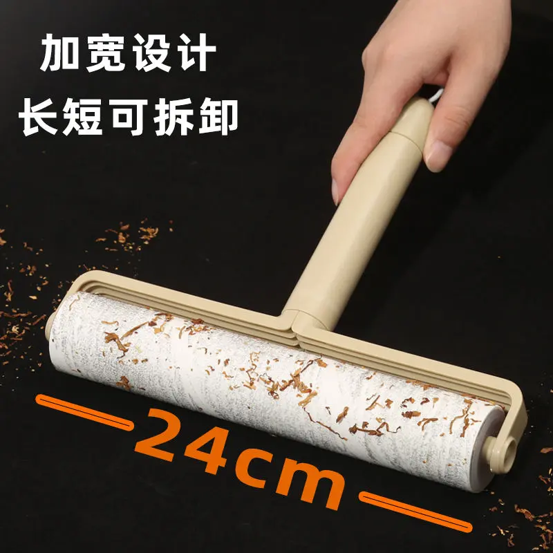 Tearable Roller Lent Remover Large Rolling Brush Clothes Pet Strong Fantastic Fuzz Remover Lint Roller Felt Hair Roller Brush Paper