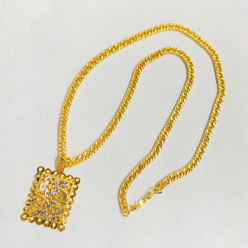 Emas Bangkok Rantai Leher Lipan 70cm labuh - TikTok Shop Malaysia