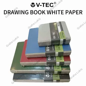 V-TEC Drawing Book WHITE Paper 200gsm 116 Pages