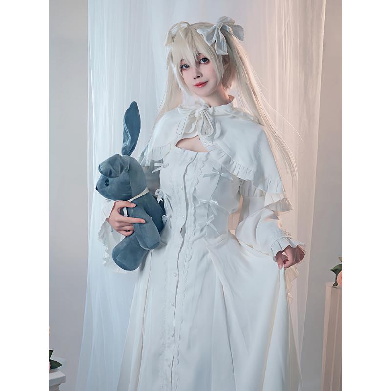 Product Introduction of Yuan No Sora Kasugano Qiong Cos Qiongmei Cos Suit Skirt Two-dimensional Wig Play Anime Costume Nicole Nicole 20