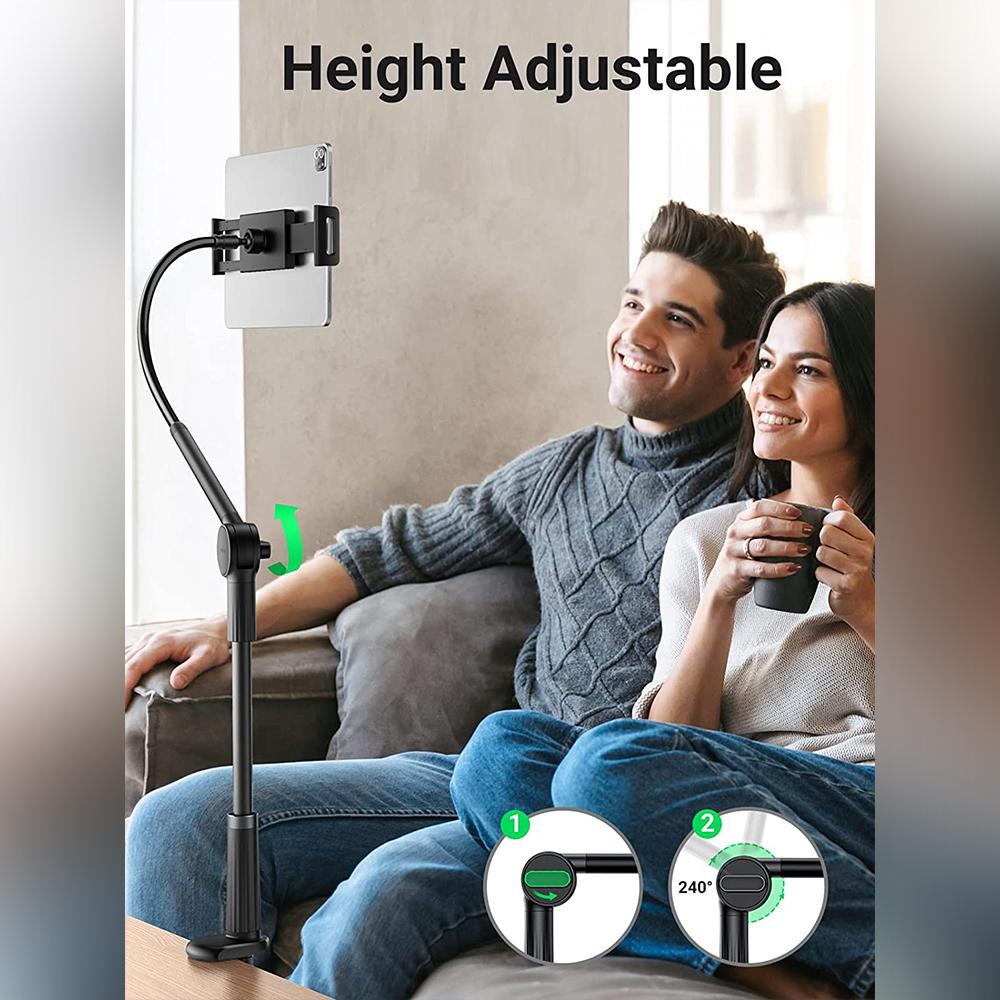 iPad Tablet Holder UGREEN Foldable Gooseneck Tripod Handphone Stand