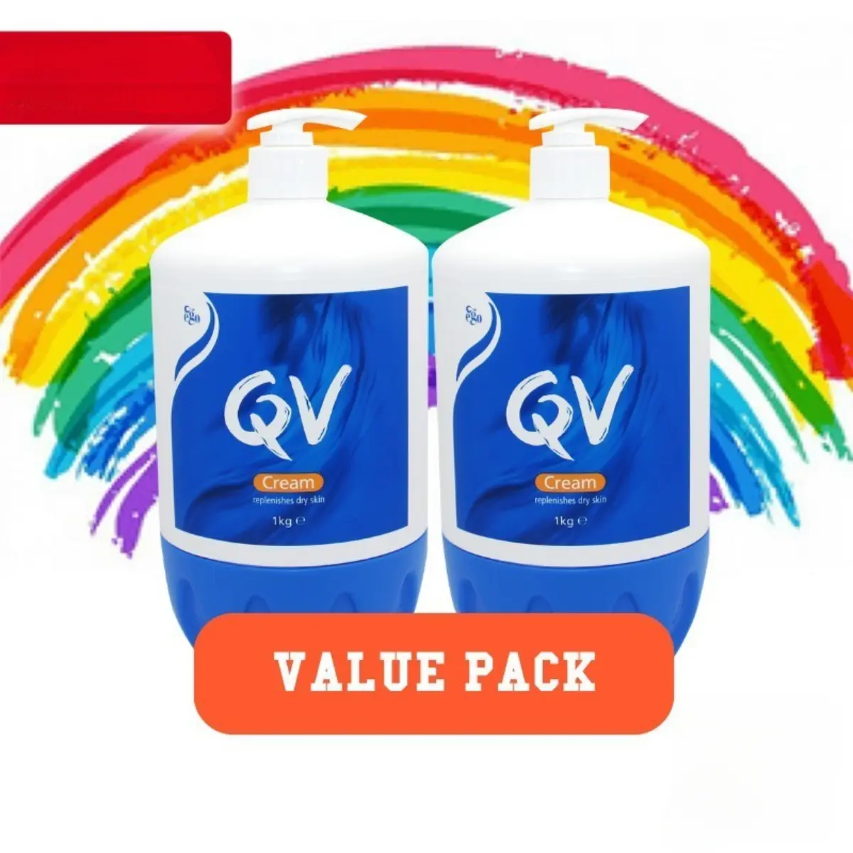 [1, 2 / 6 pieces] QV Moisturising Cream 500g (Suitable for sensitive skin and dry skin)