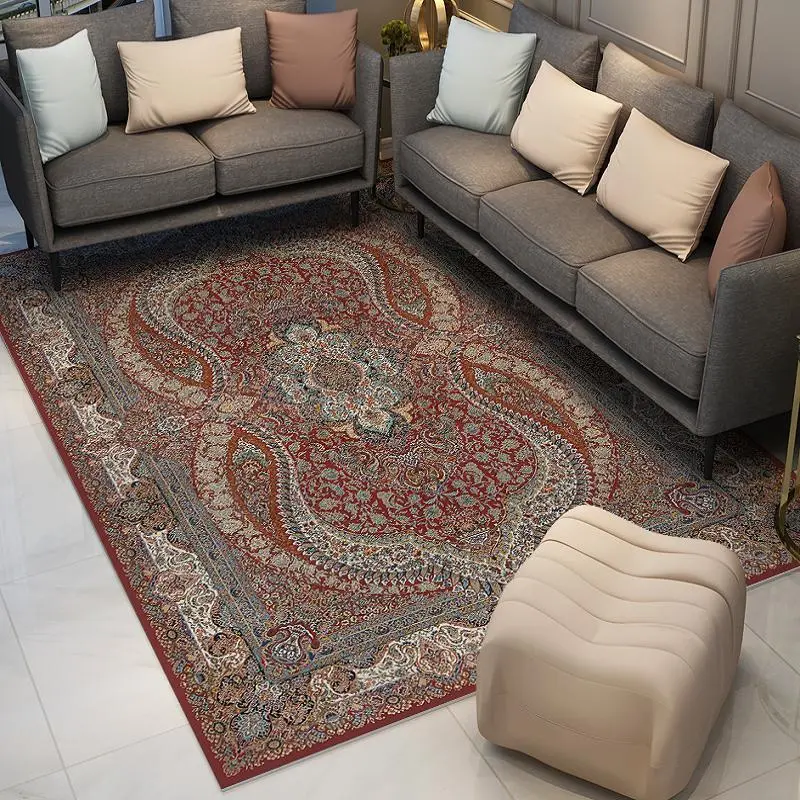 Thảm Phong Cách Dân Tộc Bohemian, Thích Hợp Cho Phòng Khách, Chăn Đầu Giường, Phòng Ngủ, Bàn Cà Phê, Ghế Sofa Và Đầu Giường, Thảm Trải Chân, Trùm Kín, Có Thể Giặt Bằng Máy 7