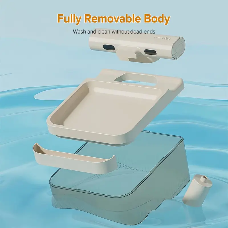 4L Wireless Cat Water Dispenser, Rechargeable Pet Water Dispenser for Cats, Motion Sensor Cat Water Dispenser with 6 Filters 5