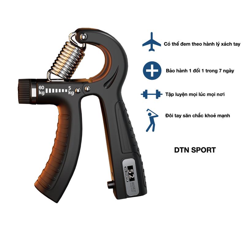 Product Introduction of Kìm Bóp Tay, Kìm Tập Cơ Tay, Dụng Cụ Tập Gym Tại Nhà Điều Chỉnh Lực Có Đếm 5-60kg 1