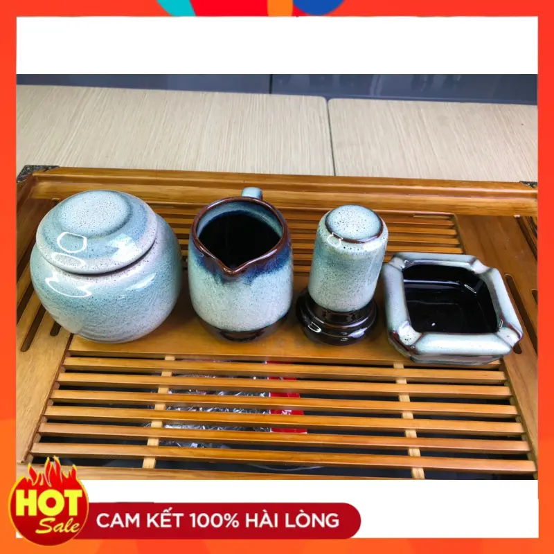 bộ ấm quả hồng hoả biến tuyết sữa 1 ấm 6 chén của nghệ nhân Tô Thanh Sơn 5