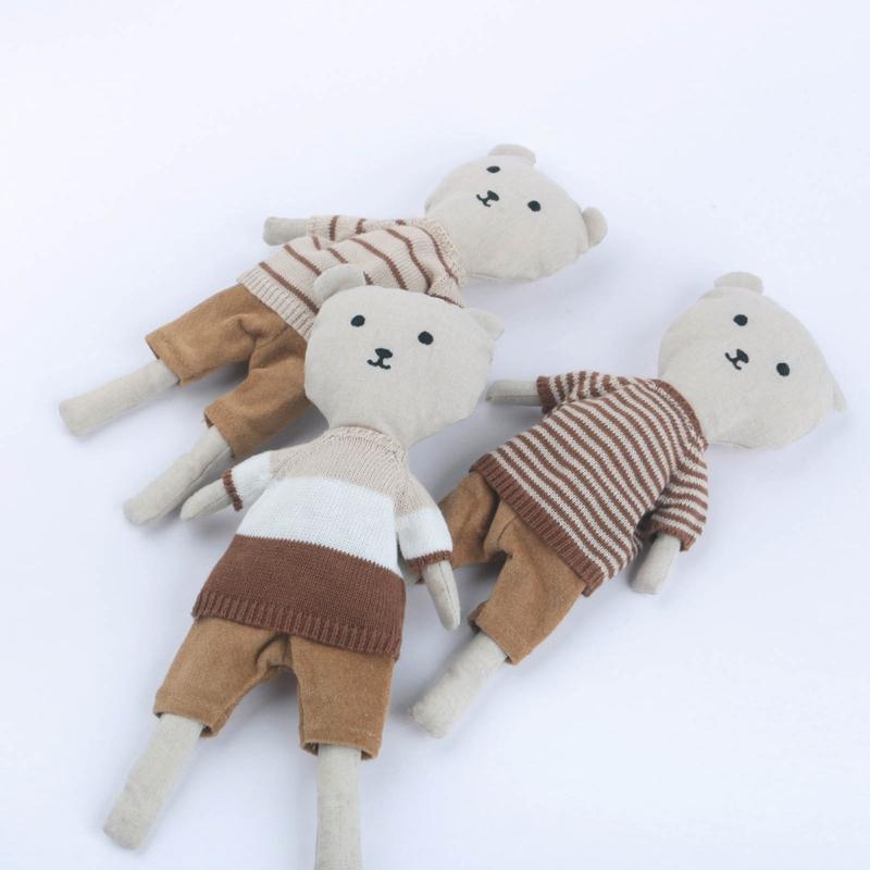 Dress Up Bear Game Stuffed Animals Baby Shower Gift Toy Dressing Game 7