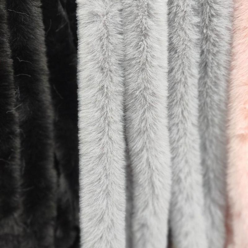 Product Introduction of Children's Clothing Placket 1M Faux Fur Ribbon Tape Handmade Wool Tops Stage Costume Fluffy Trim Cuff Plush Strip DIY Apparel Sewing Artificial Fur Stripe Decoration 12