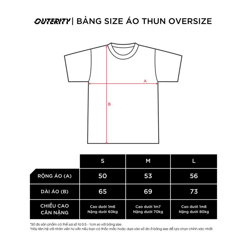 Product Introduction of Áo Thun Outerity Signature 25 Form Oversize / Cotton Nam Nữ Unisex Form Rộng Local brand 0