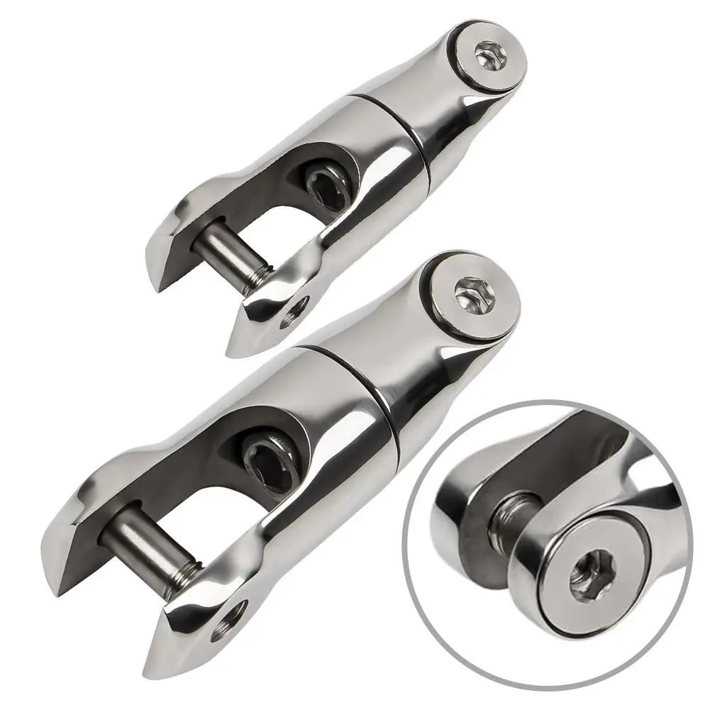 [CAPS NEW] 316 Stainless Steel Boat Anchor Chain Swivel Connector Marine Boat 6-8mm10-12mm