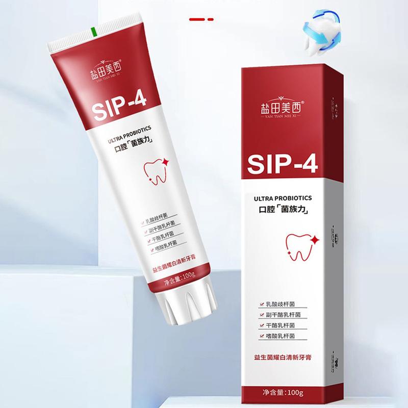 Product Introduction of Kem Đánh Răng Làm Trắng Răng, Màu Trắng, Với Men Probiotic Sp-4, Làm Trắng Răng, Loại Bỏ Vết Bẩn Răng, Giúp Hơi Thở Thơm Mát, Giảm Các Vết Thâm Màu Vàng, Thích Hợp Sử Dụng Trong Nhà 21