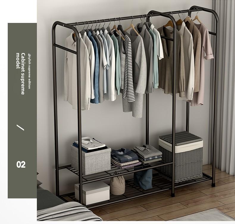 Product Introduction of Wardrobe Home Bedroom Clothes Rack Open Simple Wardrobe Rental Room Modern Simple Large Capacity 15