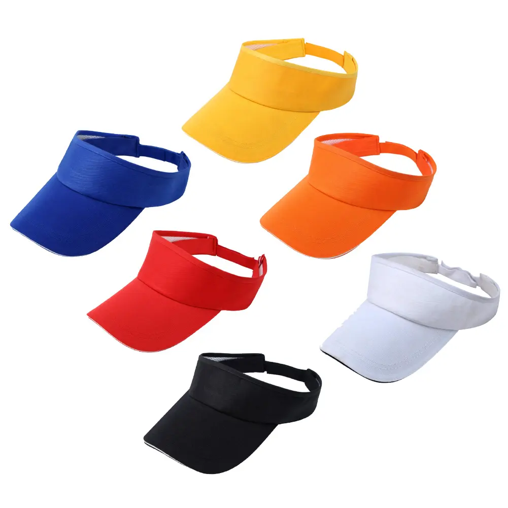 [wnb] Women Men Adjustable Half-Head Sun Protection Visor Baseball Golf Sports Hat