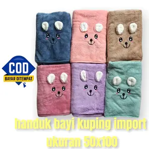 handuk bayi ukuran 100x50 impor