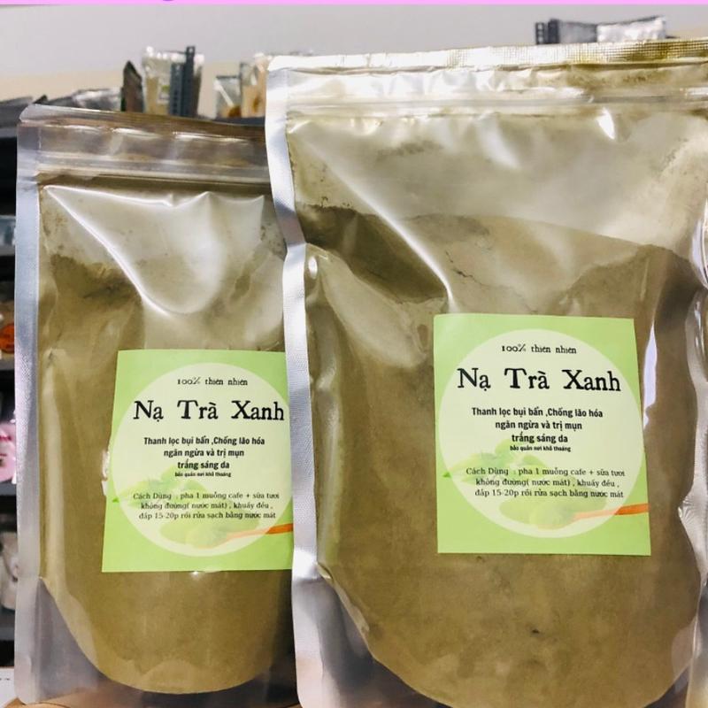 Mặt nạ trà xanh trắng sáng mịn da túi 500g