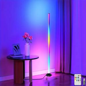 スマートRGB + IC LEDフロアマップ、リモコンとUSB電源付き、モバイルアプリで制御、アンビエントライト、ナイトライト、ホームデコレーション用のワイヤレスデザイン、現代的な家庭用照明ソリューション、ハロウィンの装飾、クリスマスギフト