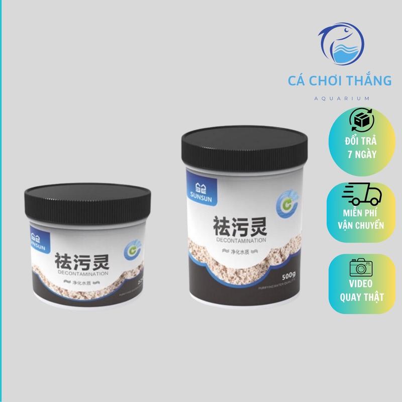 Vật liệu lọc Purigen Sunsun - Có sẵn túi đựng, khử màu nước khử độc nước hiệu quả, an toàn với bể