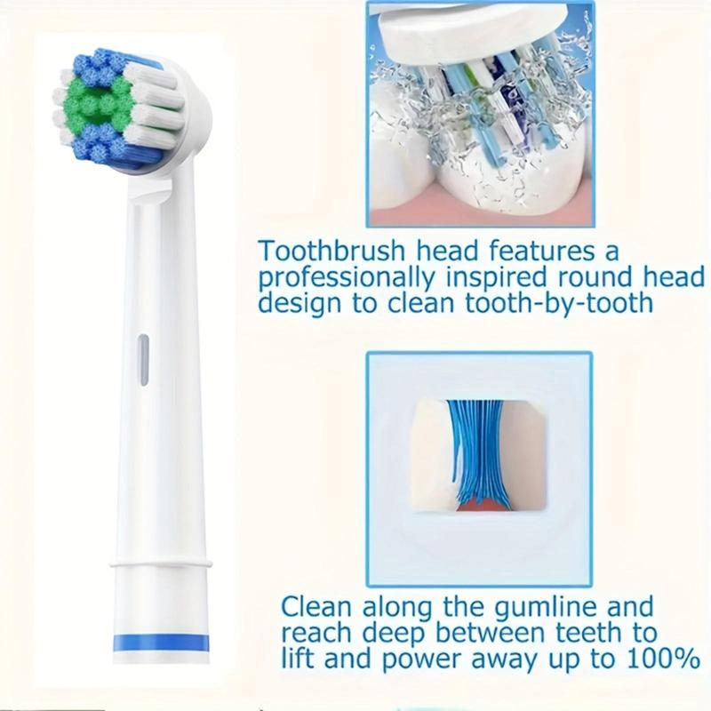 Product Introduction of Electric Toothbrush Set, 1 Count USB Rechargeable Electric Toothbrush with 8 Counts Replacement Brush Heads & Travel Case, Oral Care Product for Adults 2