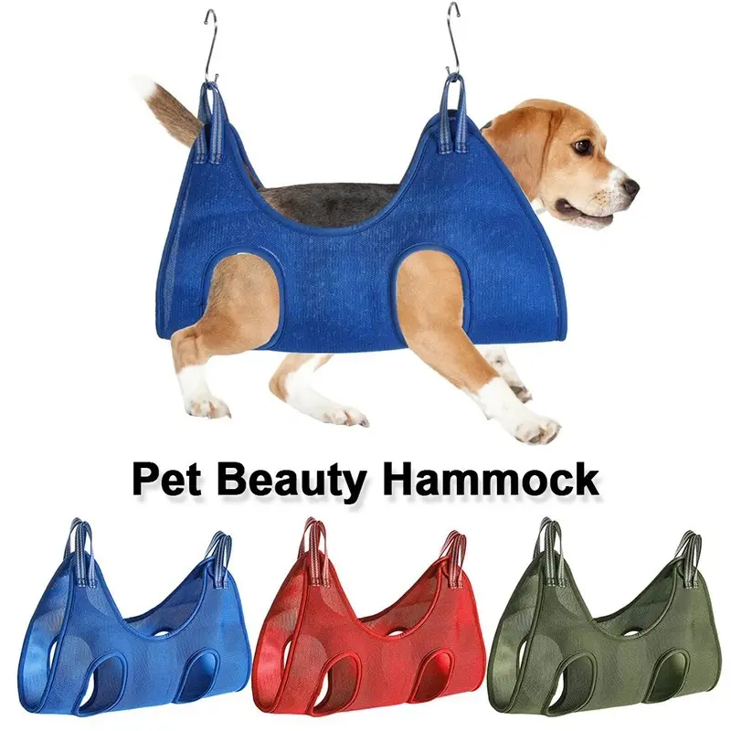 Pet Grooming Hammock Nail Trimming Dog Cat Fixed Noose Shower Puppy Restraint Bag Cleaning Tools