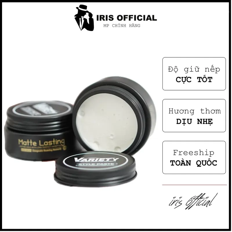 Sáp vuốt tóc nam Variety chính hãng, wax vuốt tóc, keo kéo vuốt tóc gel nam nữ  Chăm Sóc Tóc Pomade Chăm Sóc Tóc Dưỡng Tóc Serum 2
