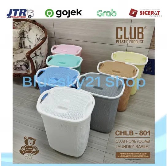 KERANJANG BAJU PLASTIK CLUB RATTAN / CHLB 801 / LAUNDRY BASKET RATTAN CLUB CHLB 801 / LAUNDRY BASKET RATTAN MURAH Pakaian Biru Pakaian 0