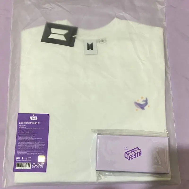 BTS FESTA 2023 MERCH TSHIRT BRACELET 0