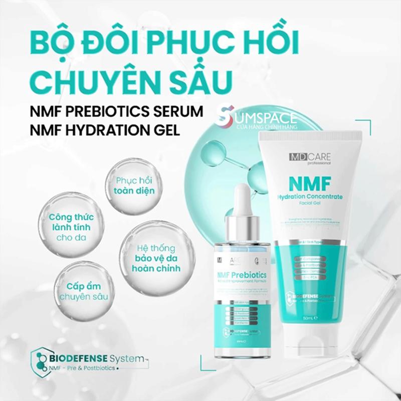 [SUM SPACE] [CÔNG TY] [KÈM QUÀ] Dưỡng Ẩm NMF Serum & Facial Gel MD CARE Hỡ Trợ Kiểm Soát Dầu, Củng Cố Lại Hàng Rào Da