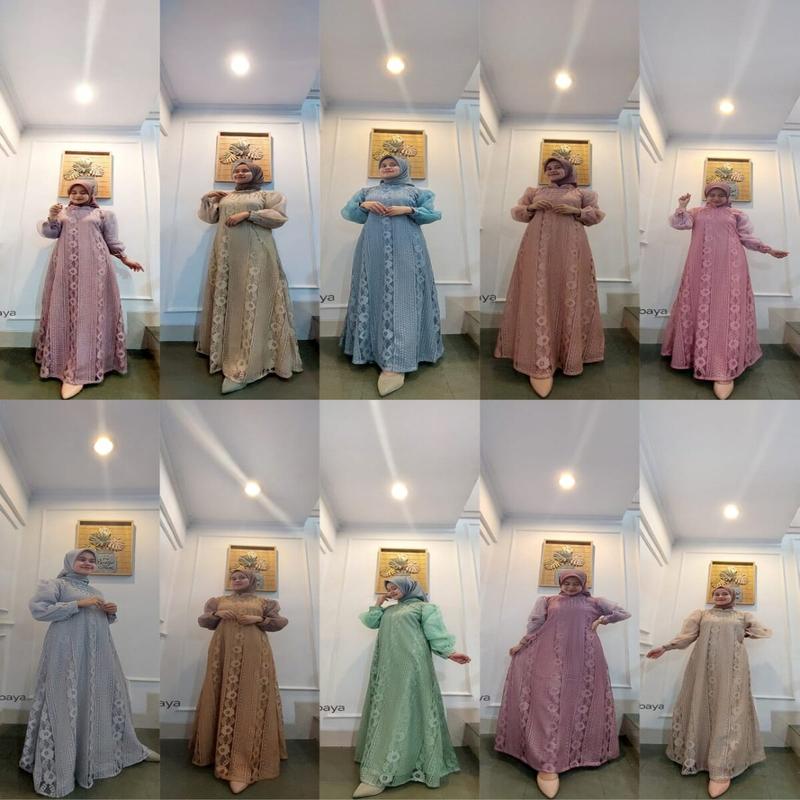 Gamis Organza Gamis Kondangan Gamis Modern Gamis Kekinian Gamis Terbaru Gamis Pesta 1