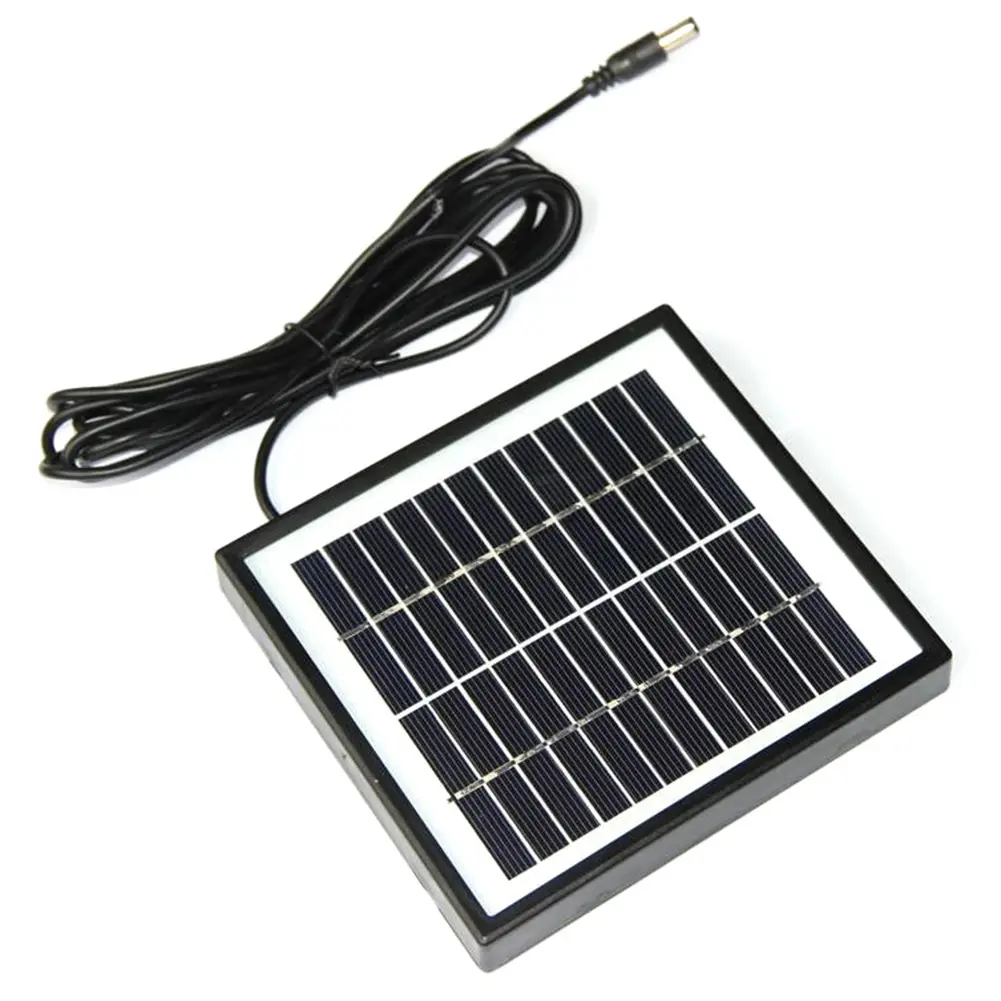 12V Solar Charger 5W Solar Panel Charging In Outdoors Versatile For Various Applications Compact Design For Portability
