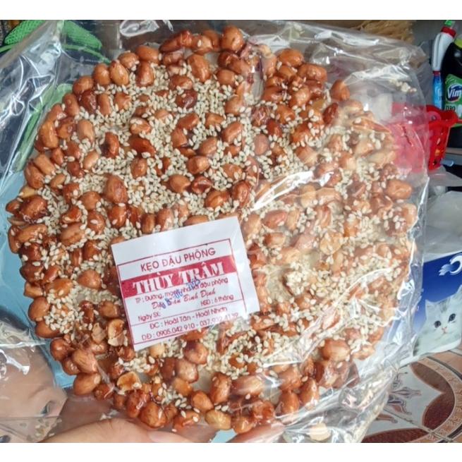 Kẹo Đậu Phộng Nguyên Hạt (Loại Ngon) Loại 15 cm 200gr  Đặc Sản Bình Định Snack Food Ăn Vặt 1