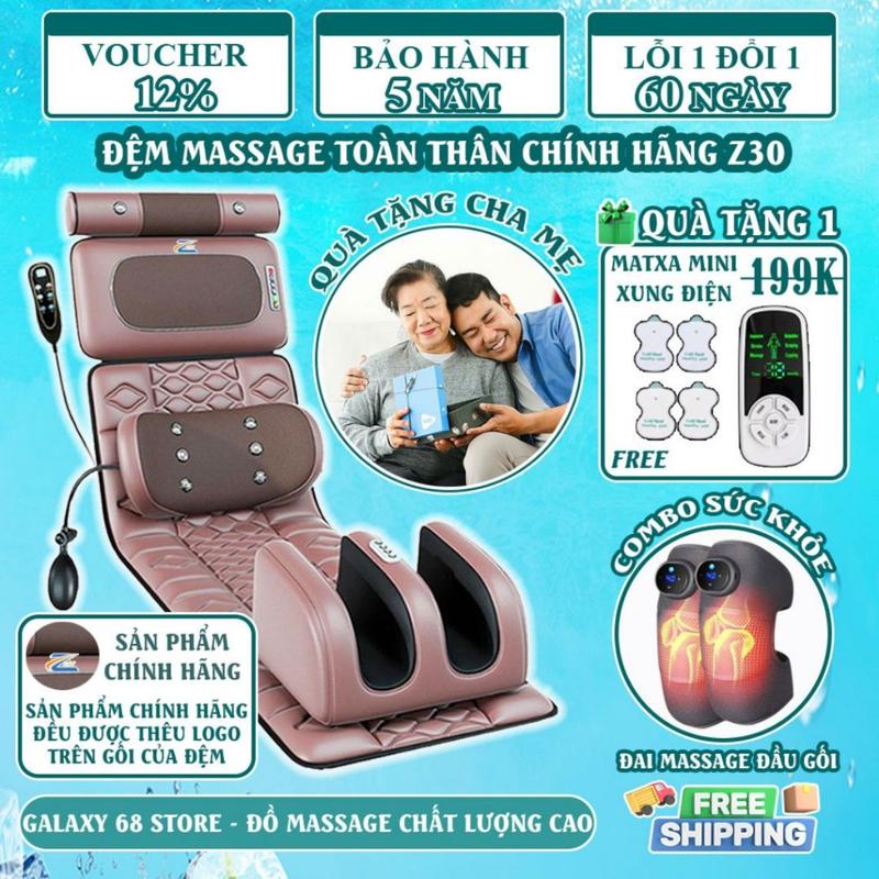 Đệm Massage Toàn Thân Z30, Ghế Nệm Thảm Mát Xa, Máy Massage Lưng Và Cột Sống Cổ…