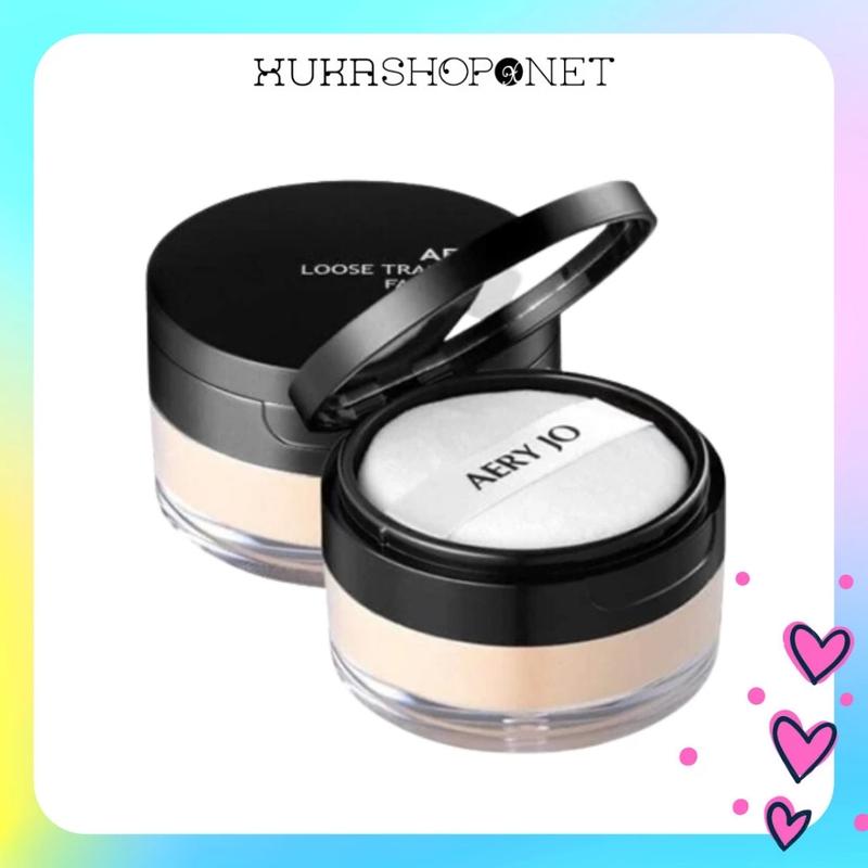 Phấn phủ kiềm dầu dạng bột Aery Jo Loose Translucent Face Powder trang điểm siêu mịn, tự nhiên (20gr)