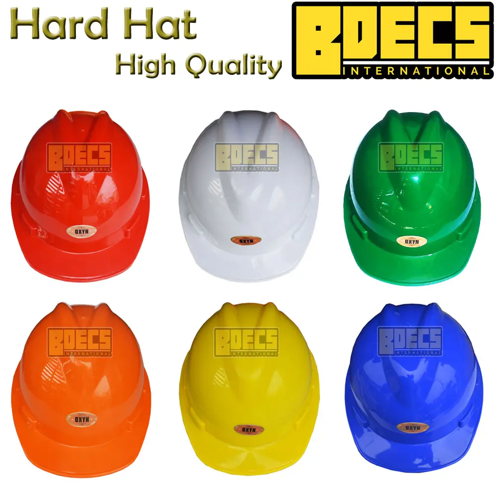 OXYN Hard Hat Safety helmet Heavy Duty with Adjustable Strap l BDECS