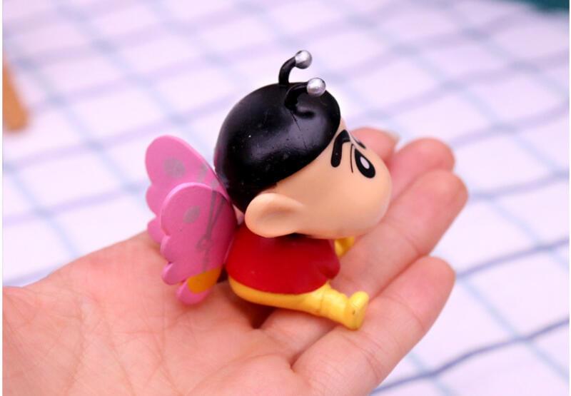 Product Introduction of Toy Gift, Crayon Shin chan GK Q Edition Nohara Shinnosuke Pajamas Birthday Gift Funny Styling Handmade Model Desktop Ornament 7