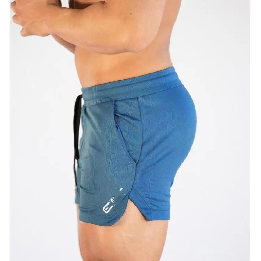 Muscle Men'S New Large Size Sports Shorts Men'S Quick-Drying Marathon Running Three Pants Fitness Beach Pants