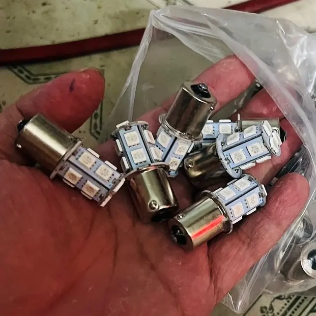 Bóng led 12v/ 24v 1 tim (trắng, xanh lá, đỏ)