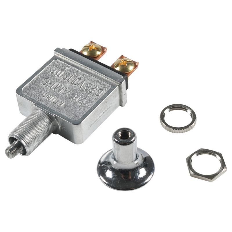 Heavy Duty Metal Push Pull On Off Switch 75 AMP 2 Terminals for ...