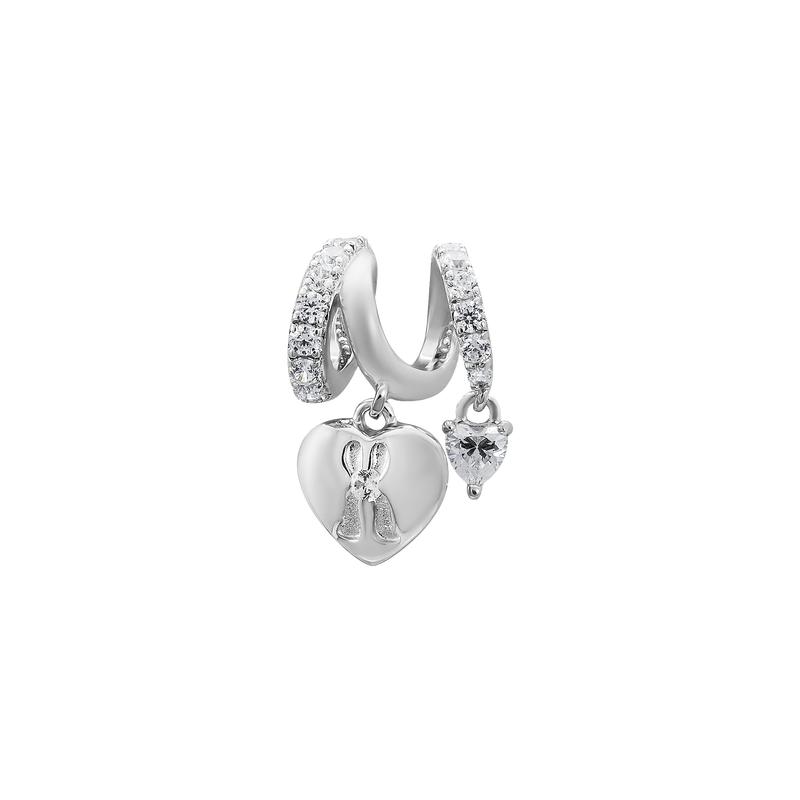 Hạt Charm Bạc đính đá STYLE By PNJ XMXMW000041 0