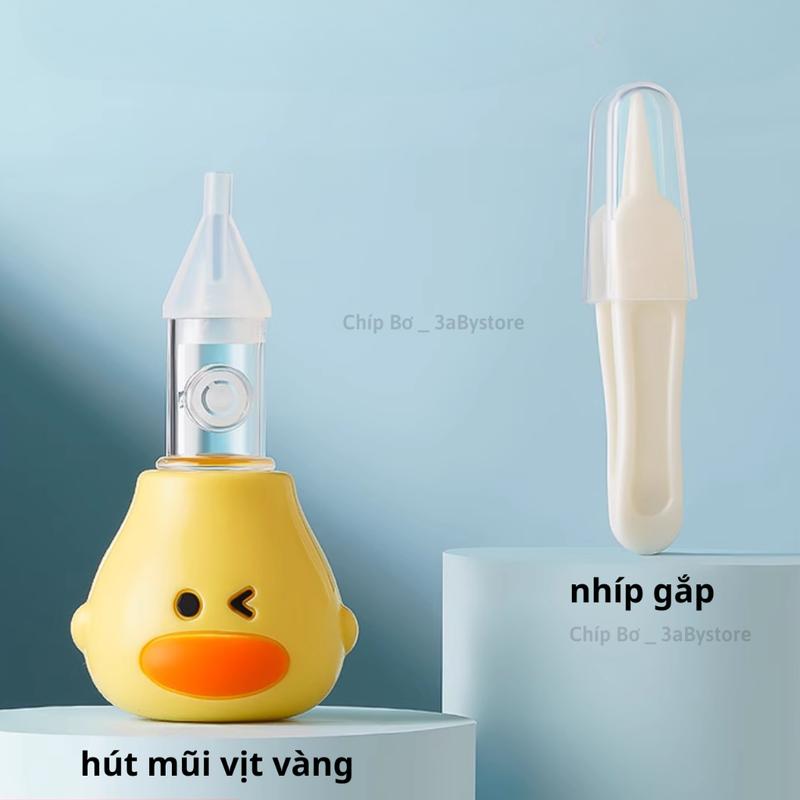 dụng cụ HÚT MŨI vịt cho trẻ sơ sinh kèm nhíp gắp và hộp đựng Mềm mại An Toàn Không Đau Kem Cho Bé 1